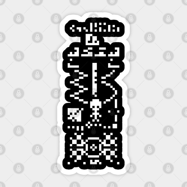 The Arecibo Reply Sticker by tinybiscuits